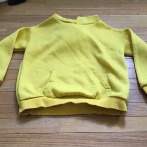 Yellow shein hoodie